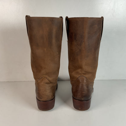 Frye Men’s Cavalry Square Toe Pull On Boots 10 M Distressed Style Recrafted