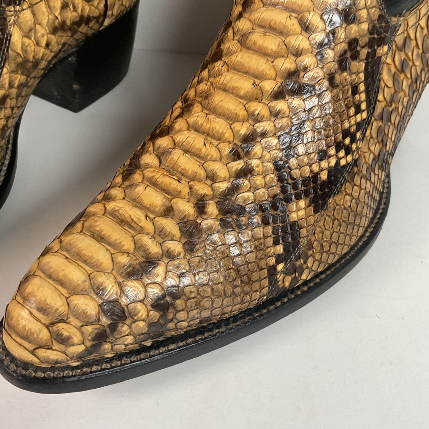 Vintage Bull Rider Python Cowboy Boots | Snakeskin | Men’s 10.5 E