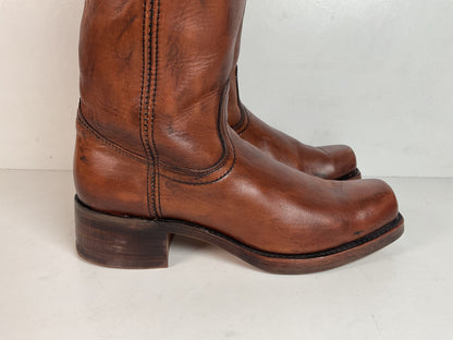 Vintage Sears Chunky Campus Boots 10.5 D USA Made Cutter Toe