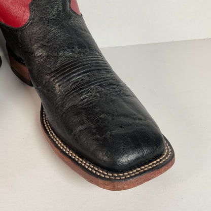 Justin Bent Rail Wildebeest Cowboy Boots | Exotic | USA Made | 10.5 D