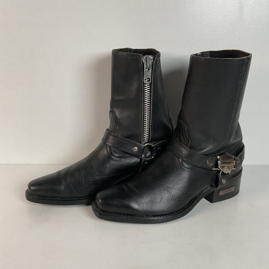 Vintage Harley Davidson Ankle Boots | Harness | USA Made | Men’s 8 D