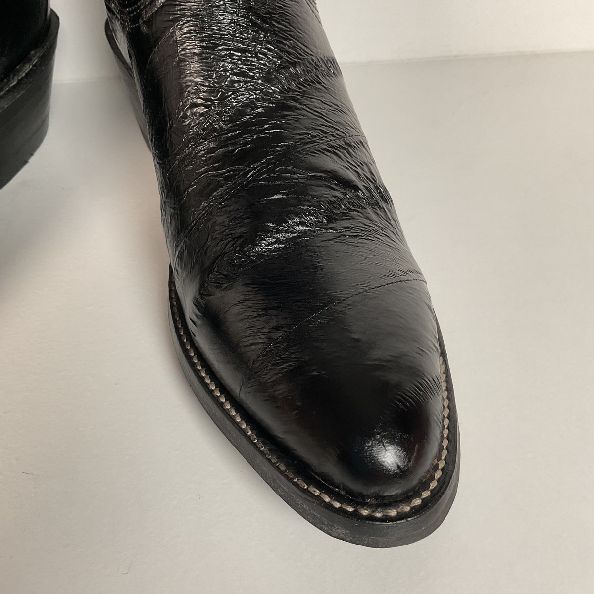 Vintage Nocona Full Eel Skin Cowboy Boots | Exotic | Men’s 6.5 | Women’s 7.5