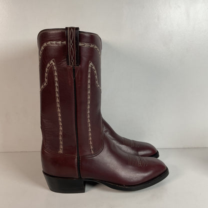 Lucchese San Antonio Cowboy Boots — French Toe — Men’s 8 D