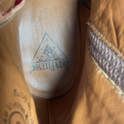 John Fluevog Twin Turbine Zipper Boot | Red Spat | Men’s 10