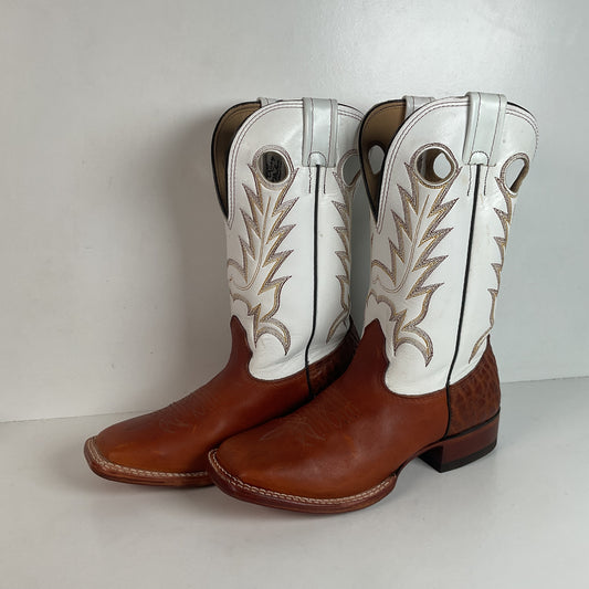 Larry Mahan Cowgirl Roper Boots 7 B Punchy Sunset Renegade