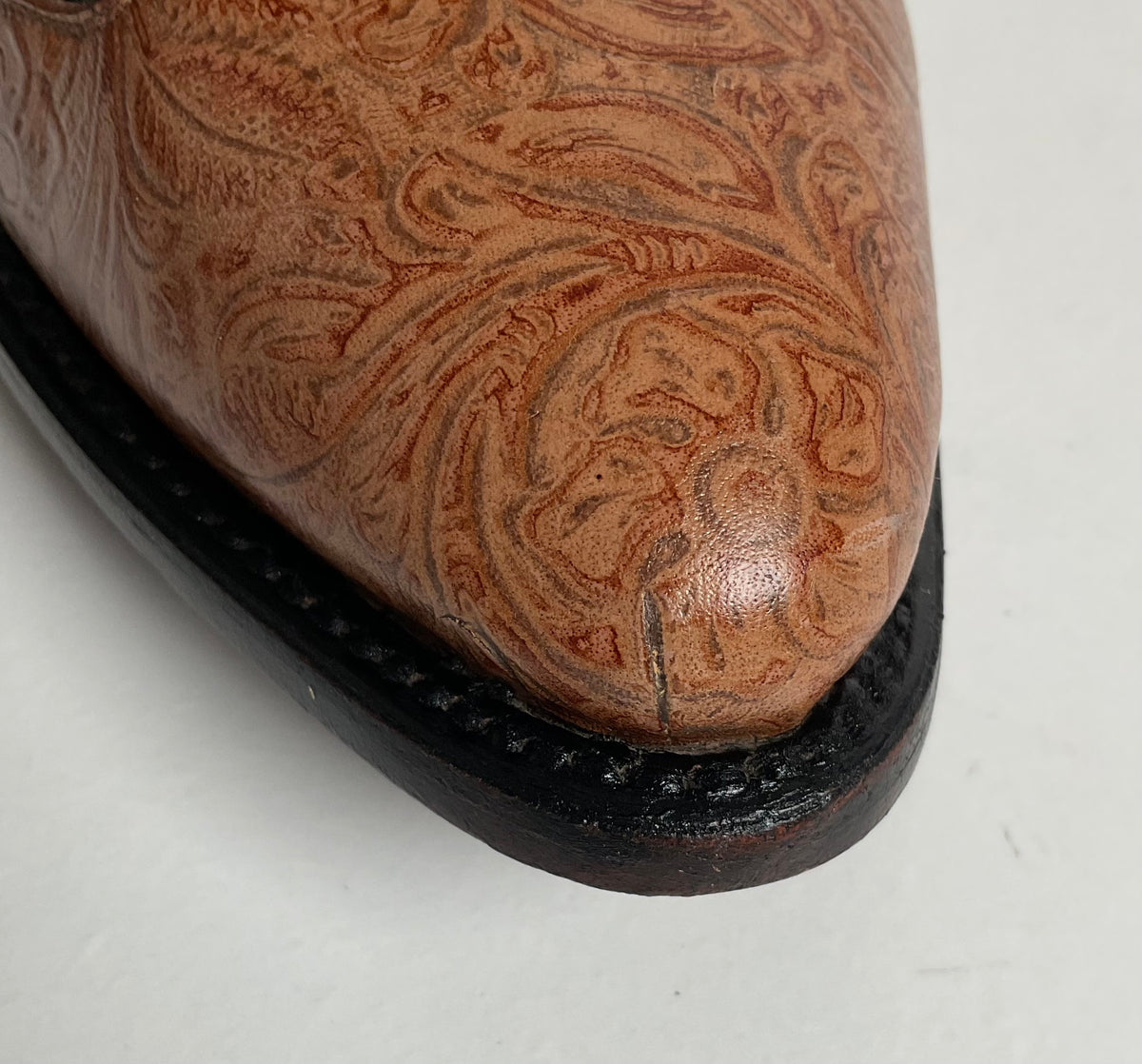 Vintage Ben Miller Cowgirl Boots | Tooled Inlays | Bucking Bronco | Women’s 10 B