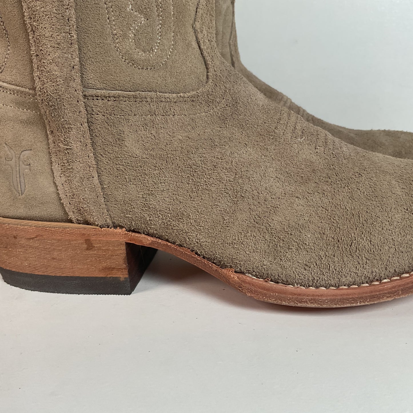 Frye Bruce Suede Cowboy Boots | Rough Out | Women’s 10