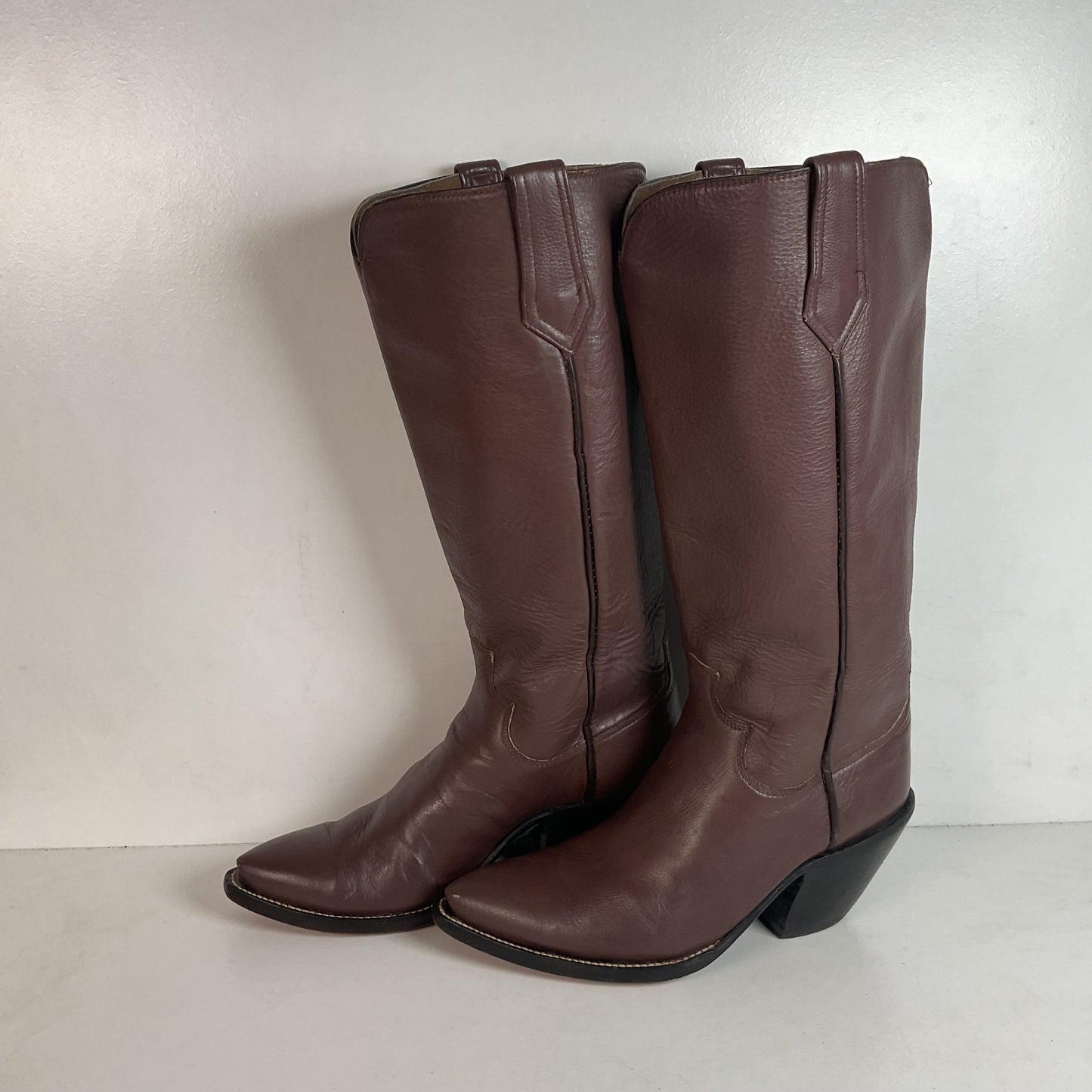 Custom Tall Top Cowboy Boots 11 Wide Shooter Style