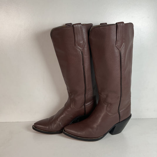 Custom Tall Top Cowboy Boots 11 Wide Shooter Style