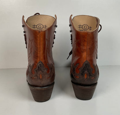 Corral’s Circle G Western Boots | Lace Up Packer | Men’s 9.5 EE
