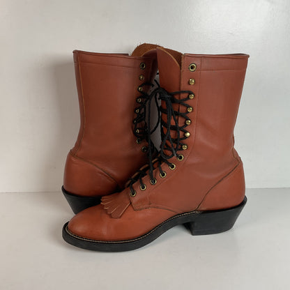 Vintage Men’s Western Packer Boots 10.5 B (Narrow) USA Made