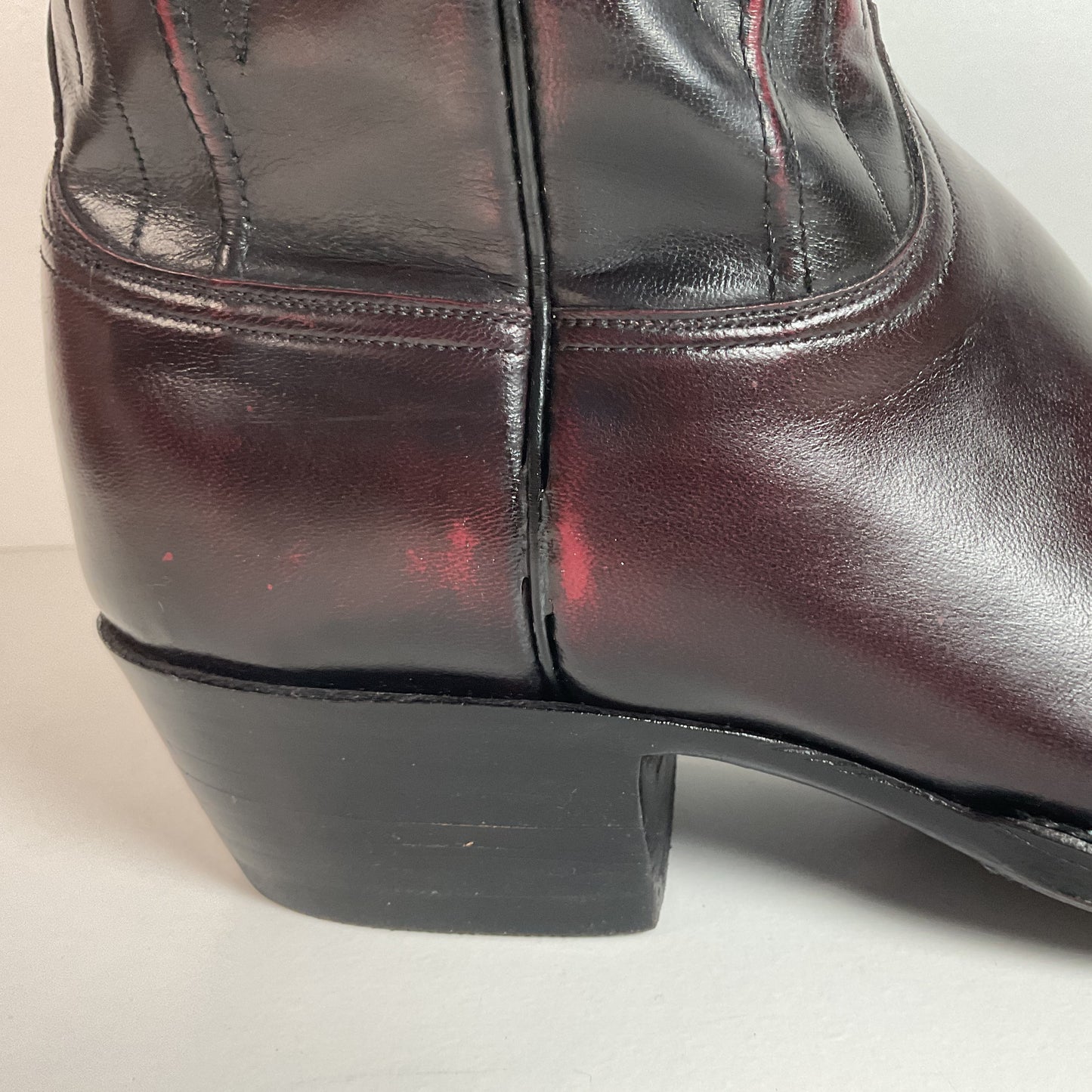 Vintage Lucchese Santini Goat Cowboy Boots | USA Made | Seville | Men’s 9 D
