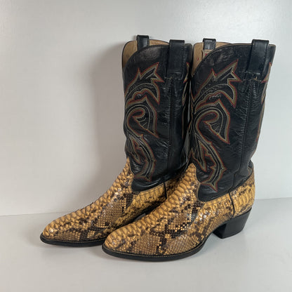 Vintage Bull Rider Python Cowboy Boots | Snakeskin | Men’s 10.5 E