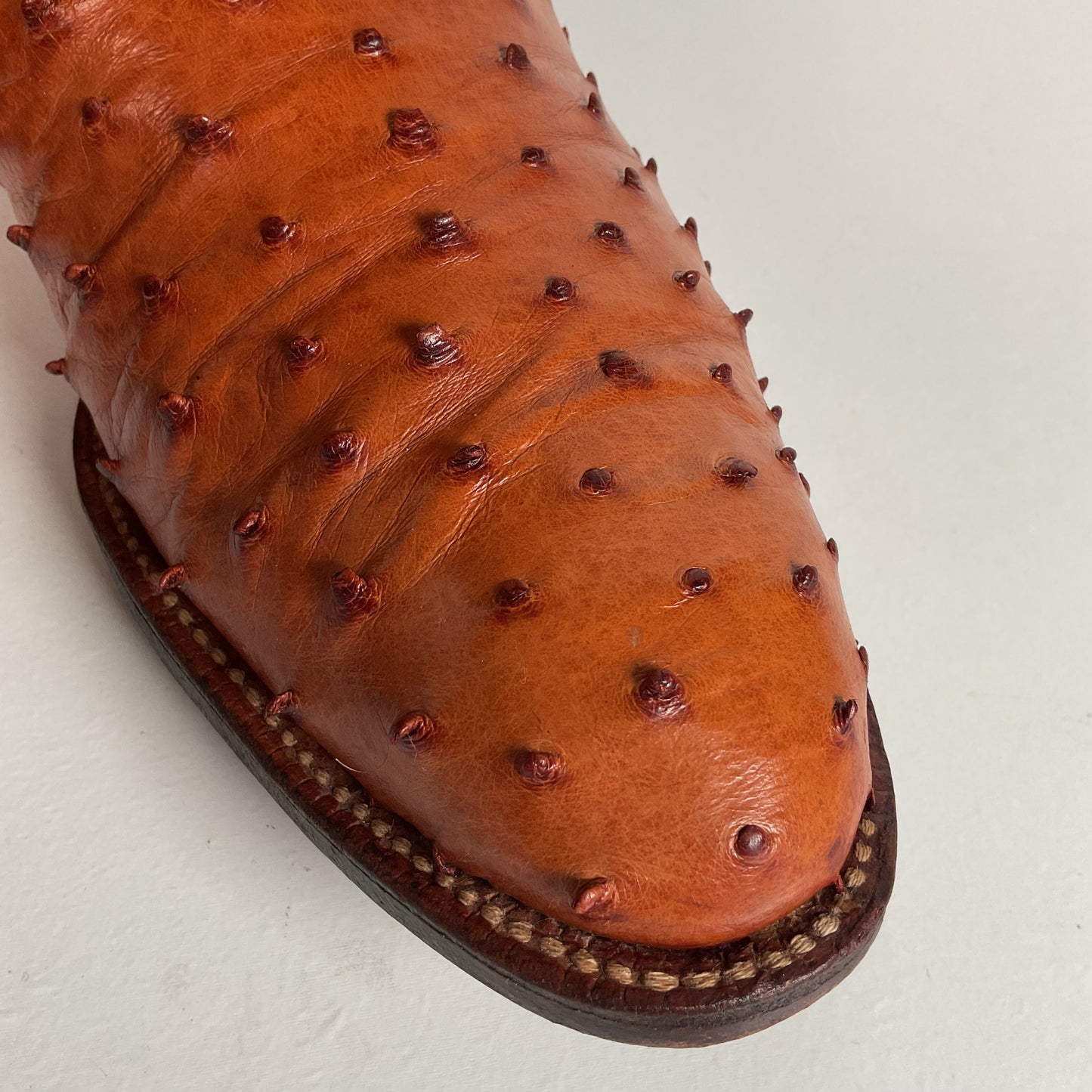 Lucchese San Antonio Ostrich Quill Cowboy Boots Men’s 9.5 B | Women’s 10.5