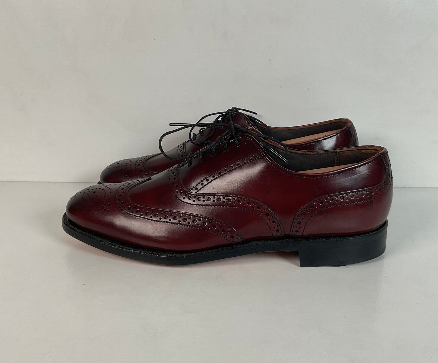 Vintage Dexter Oxford Shoes 7.5 M Brogue Wingtip USA Made