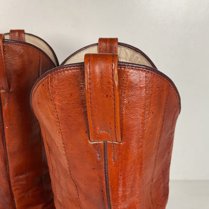 Full Eel Skin Cowboy Boots | Lee Shoes Custom | Exotic | Men’s 11