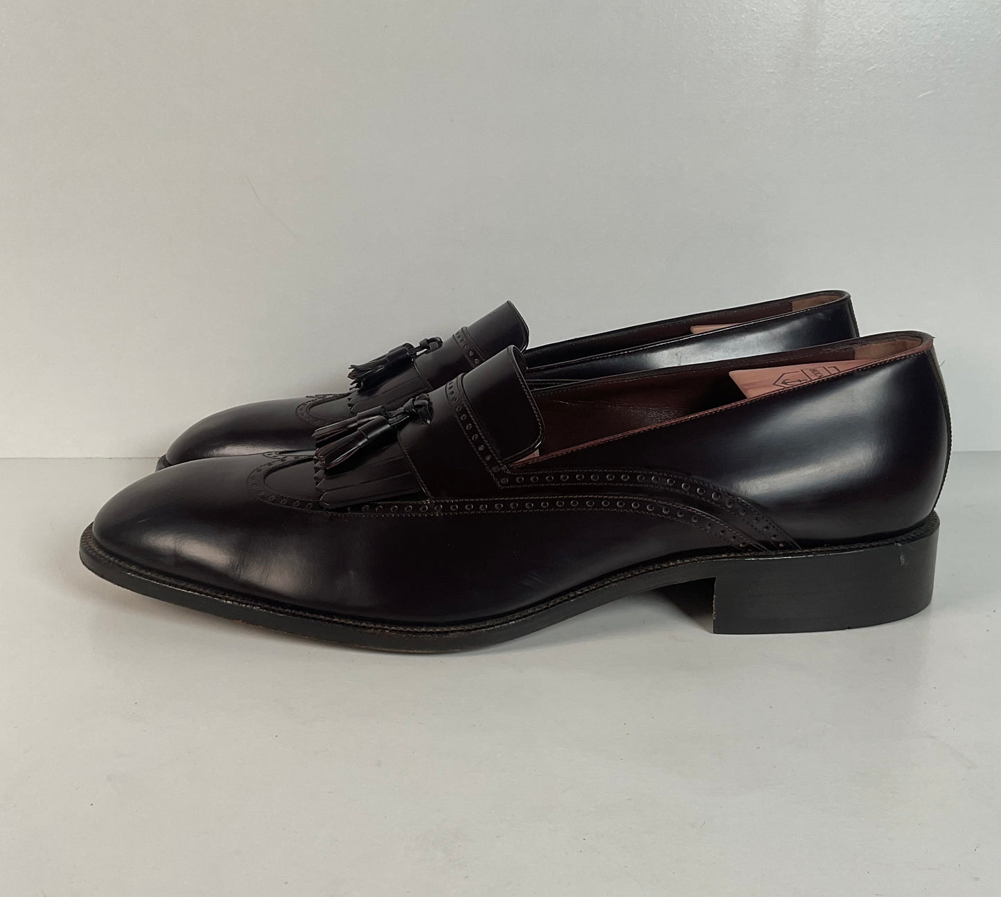 Bally Tassel Loafers | Burgundy Patent | Men’s 15