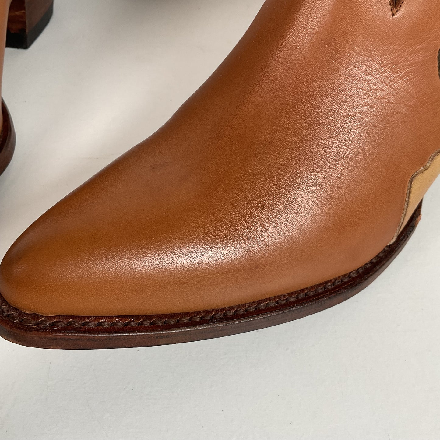 Ranch Road Pee Wee Cowboy Boots | Tooled Desert Inlay | Men’s 8.5 | Women’s 9.5