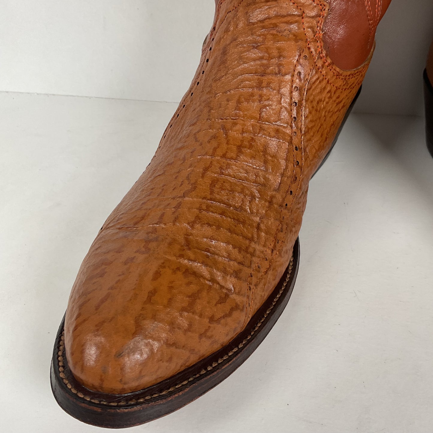 Vintage Shark Skin Cowboy Boots | Exotic | Men’s 9 D
