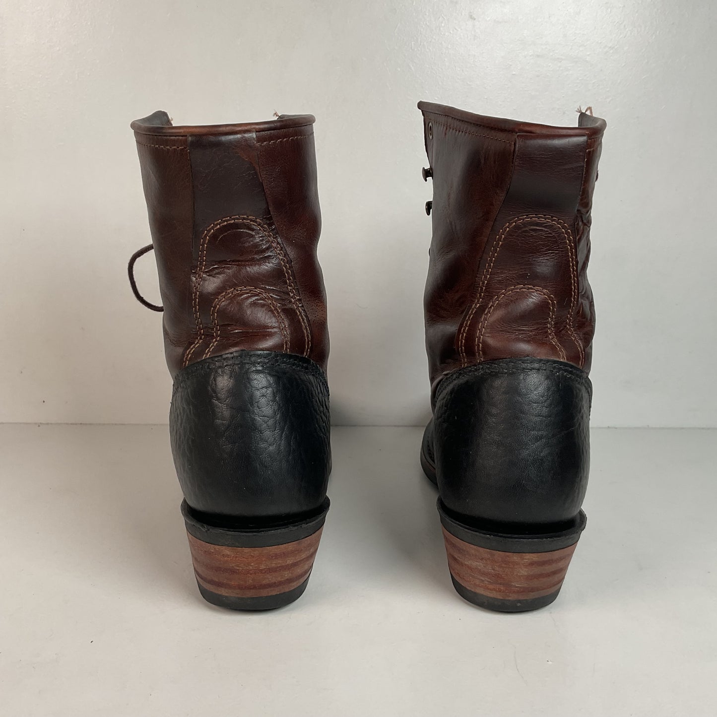 Vintage Durango Kiltie Packer Boots 10.5 D USA Made Bullhide
