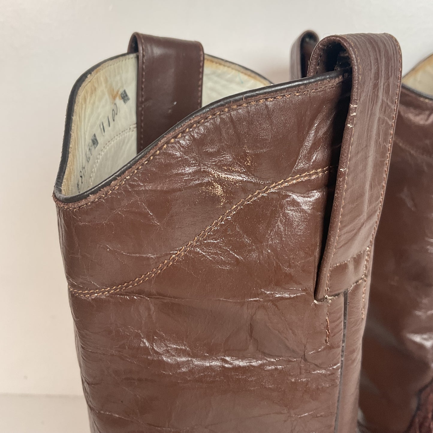 Vintage Alligator Skin Roper Boots 8.5 Custom Western Wear
