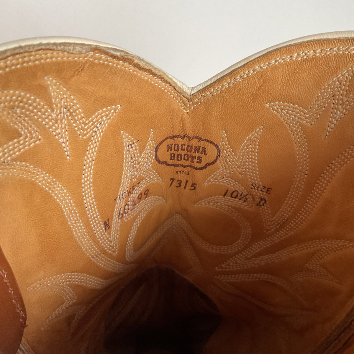 Vintage Nocona Cowboy Boots | Teju Lizard Wingtip | Men’s 10.5 D