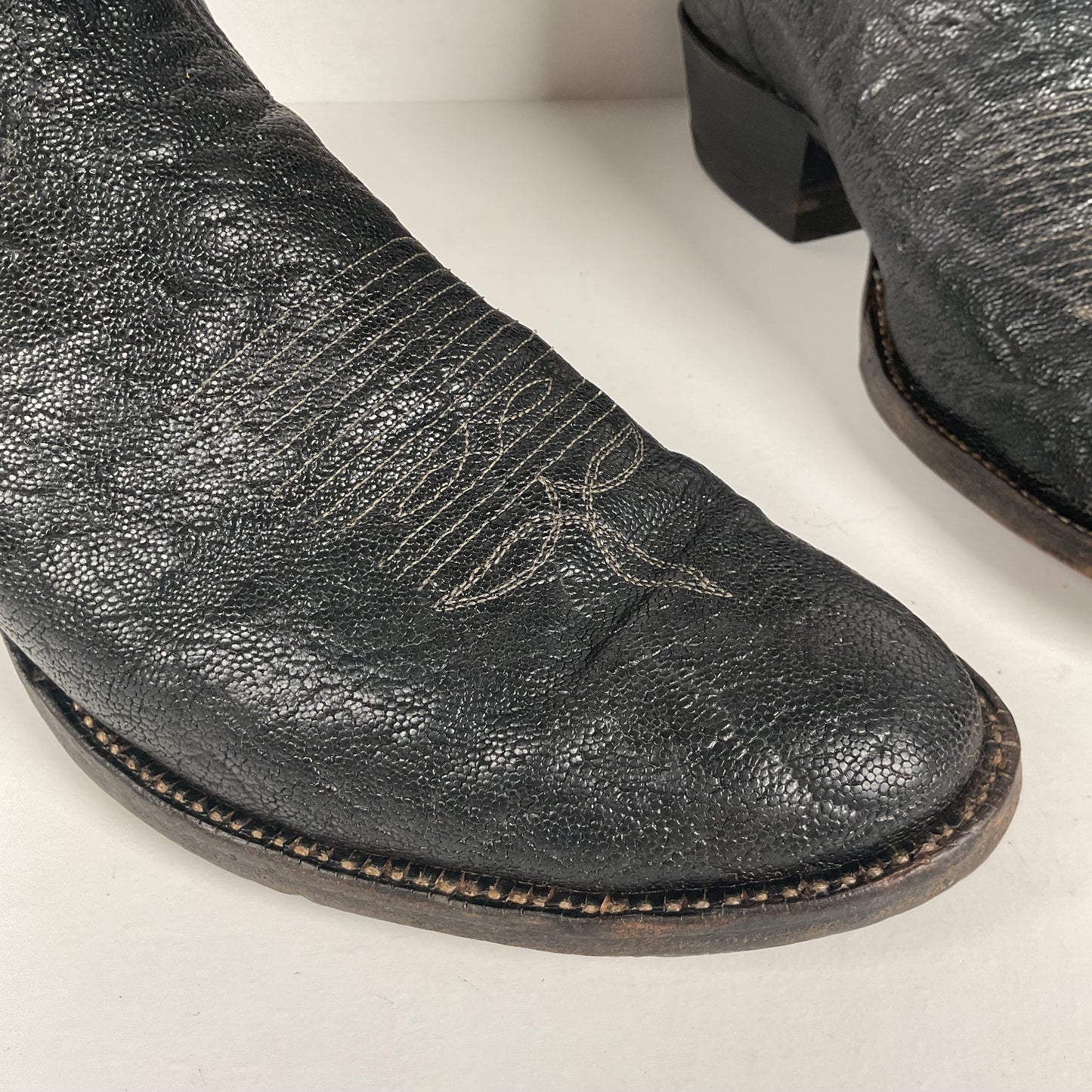 Vintage Tony Lama Cowboy Boots | Nocona Belt | Safari | Gold Label | Men’s 10 D