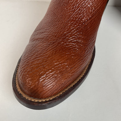 Vintage Sanders Shark Skin Cowboy Boots | Exotic | 1970s | Men’s 9 D
