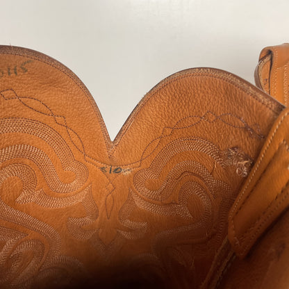 Full Quill Ostrich Cowboy Boots | Exotic | Custom | Butterscotch | Men’s 10 E