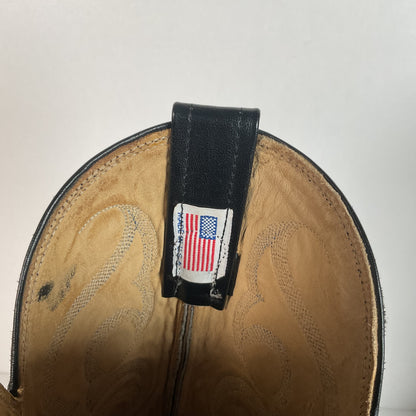 Vintage Nocona Bullhide Cowboy Boots | USA Made | Black | Men’s 8.5 D