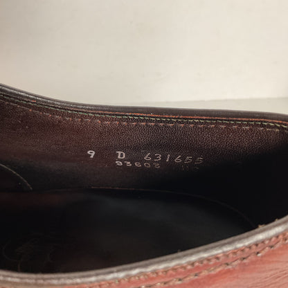 Vintage Florsheim Imperial Kenmoor Derby Shoes | Plain Toe | Men’s 9 D