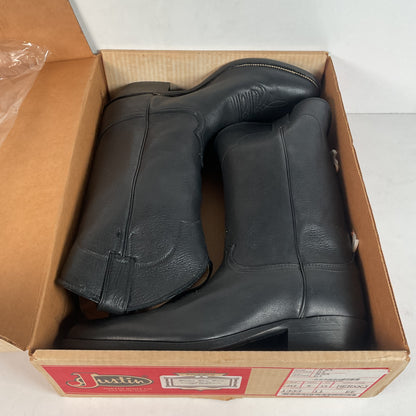 Vintage Justin European Elk Cowboy Boots | USA Made | 11 EE
