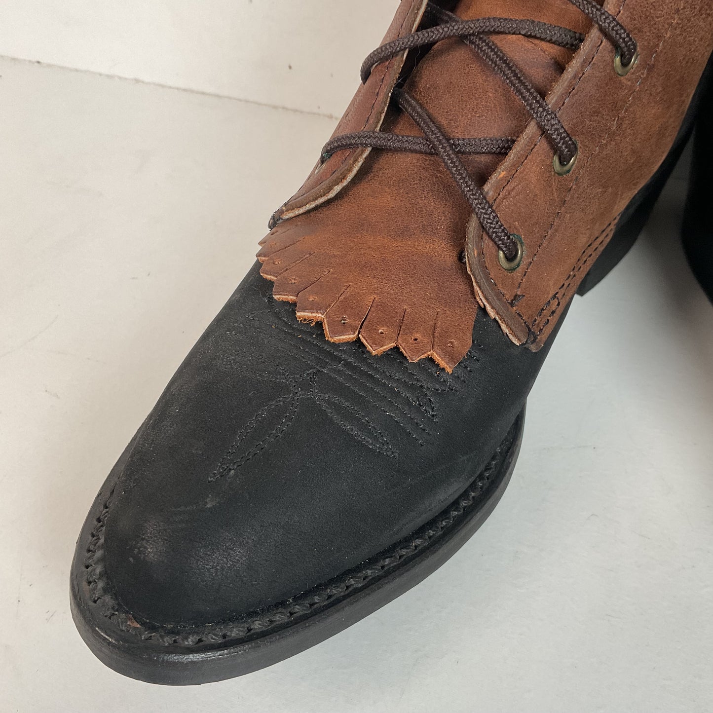 Vintage Abilene Packer Boots | USA Made | Granny | Lace Up | Women’s 7 M