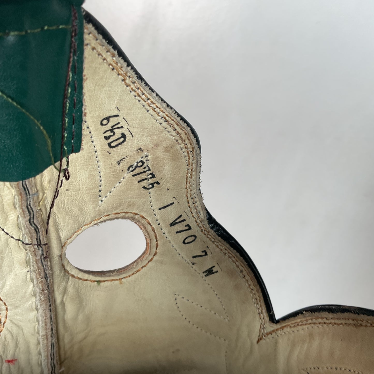 Vintage Sanders Shark Skin Buckaroo Boots Men’s 6.5 | Women’s 8 Exotic Overlay