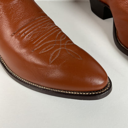 Vintage Justin Cowboy Boots | Deer Skin | USA Made | Men’s 9 D