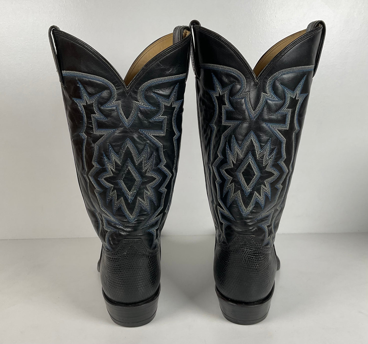 Vintage Tony Lama Cowboy Boots | Teju Lizard | Gold Label | Men’s 10.5 D