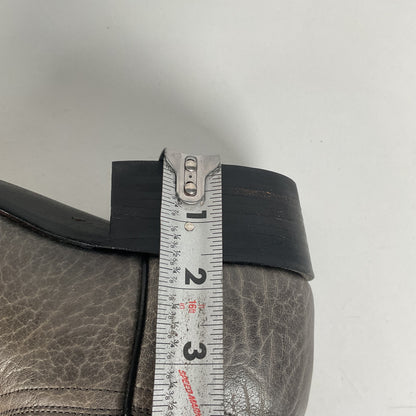 Vintage J. Chisholm Bullhide Cowboy Boots | USA Made | Grey | Men’s 8.5 D