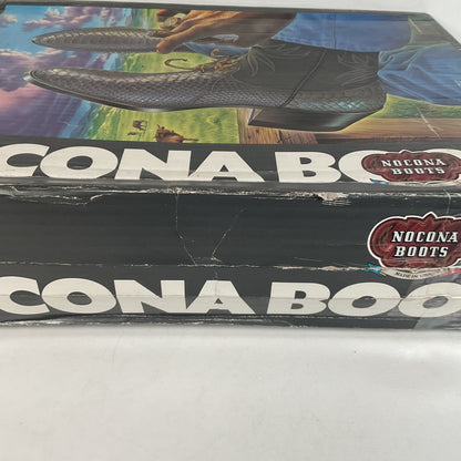 Vintage 1980s Nocona Cowboy Boot Box Only Alex Ebel Artwork