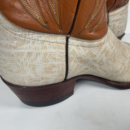 Vintage J. Chisholm Antelope Cowboy Boots | Exotic | USA Made | Men’s 9.5 D