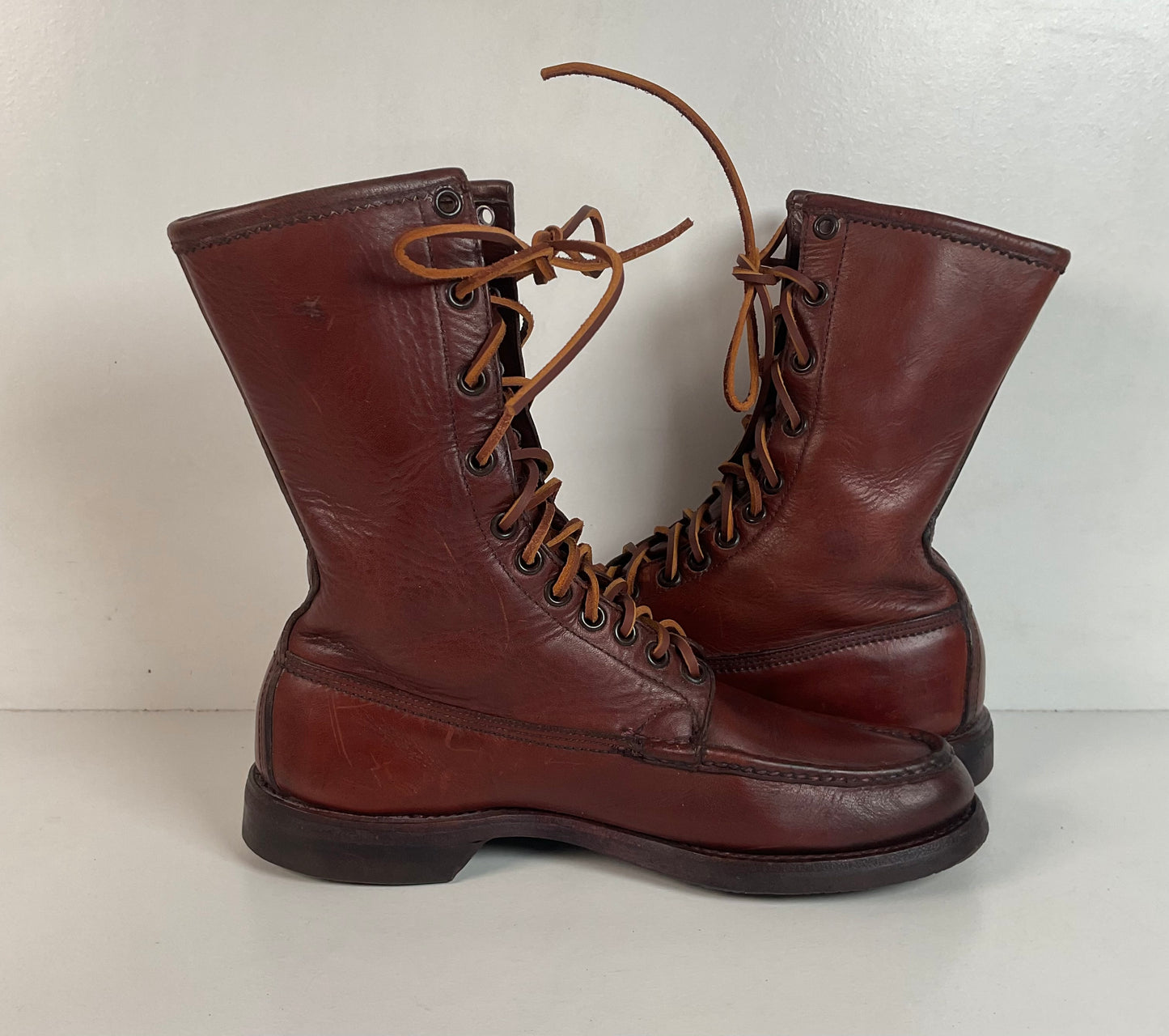 Vintage Russell Moccasin for Abercrombie Fitch Bird Shooter Boots | Men’s 5.5 | Women’s 6.5