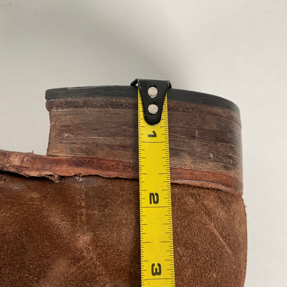 Vintage Tall Suede Lace Up Boots | USA Made | 1960s | Men’s 12 D