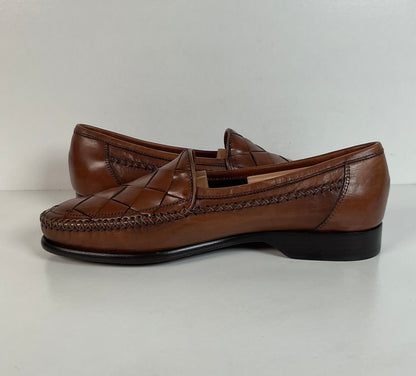 Cole Haan Bragano Loafers | Cristallo | Basket Weave | 8.5 M