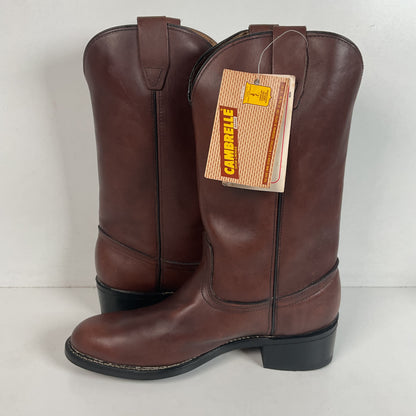 Vintage Georgia Western Work Boots 9.5 Thick Hide USA Made