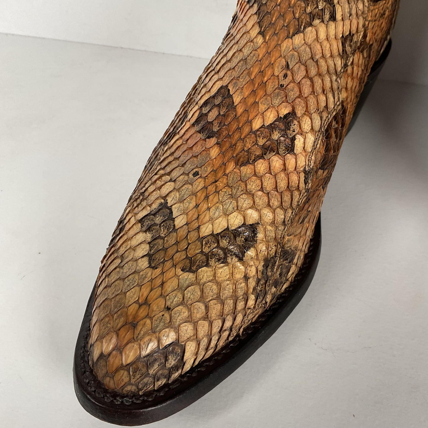 Lucchese 2000 Canebrake Rattlesnake | USA Made | Timber Snakeskin | Men’s 8 D