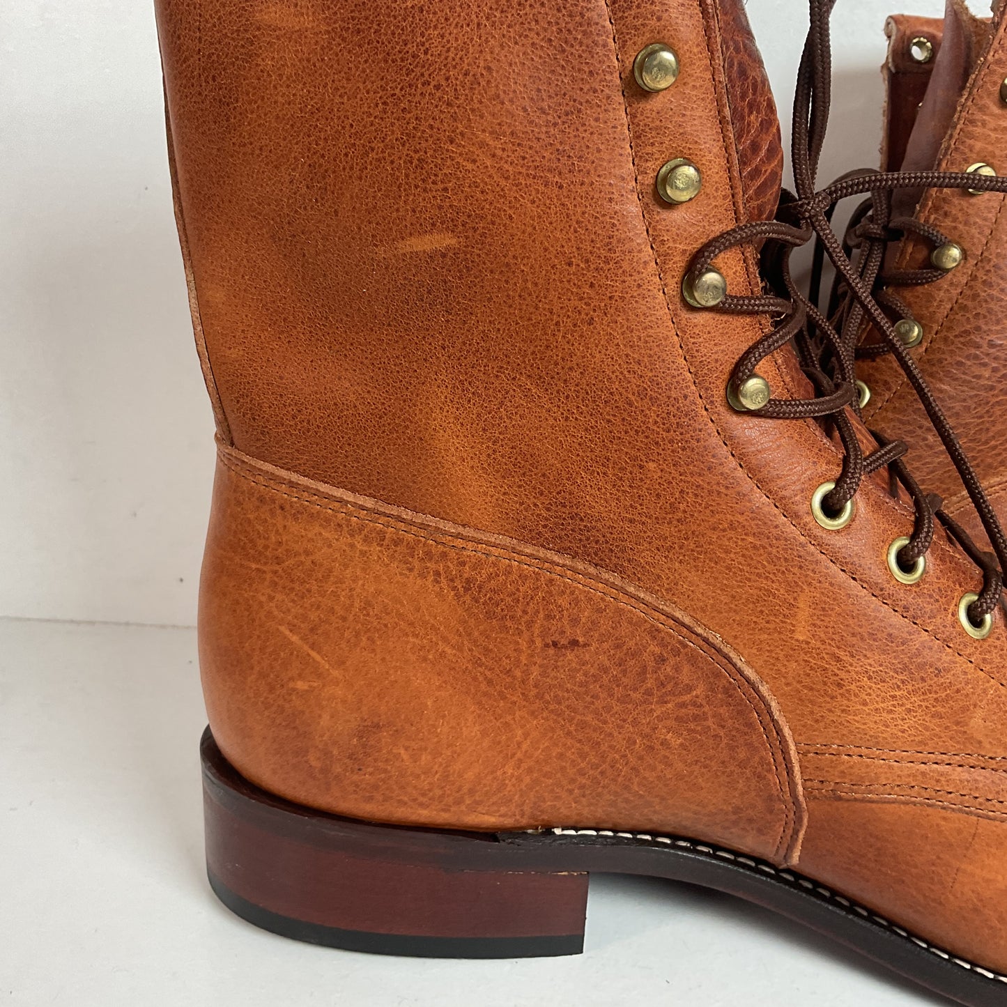 Vintage J. Chisholm Kiltie Packer Boots 10 EE USA Made