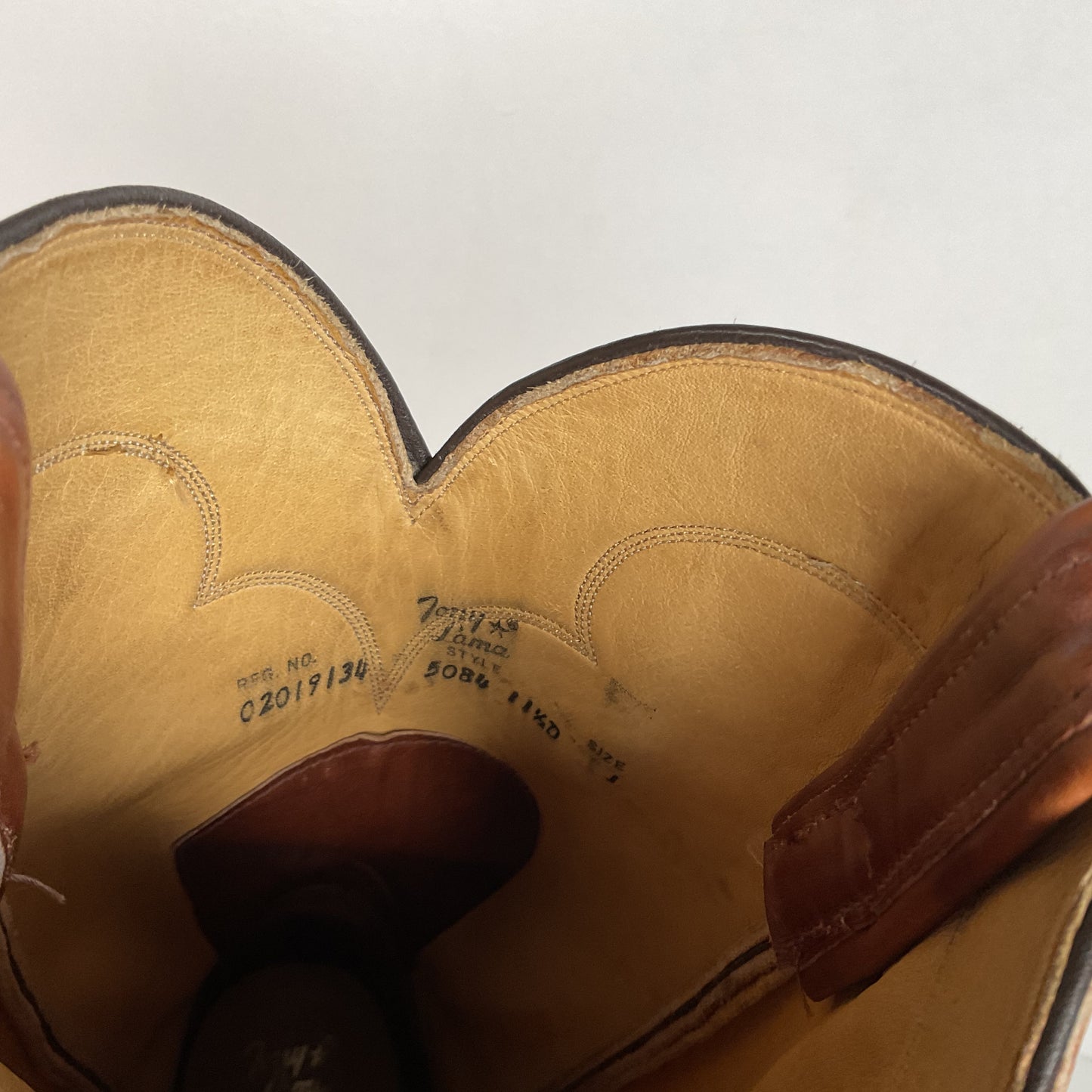 Vintage Tony Lama Cowboy Boots | Chocolate Cow | Men’s 11.5 D