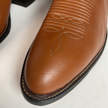 1970s Tony Lama Cowboy Boots 12 D Gold Label USA Made