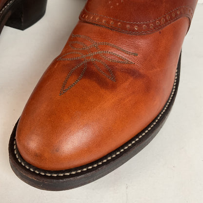 Tony Lama Buckaroo Cowboy Boots 12 D USA Made Sunset Renegade