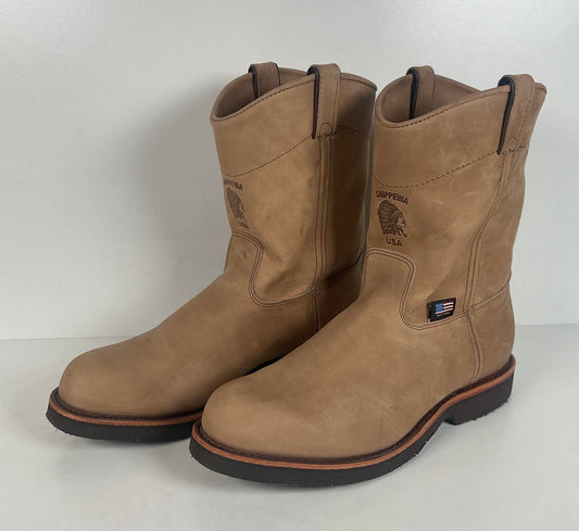 Chippewa Wellington Boots | Nubuck Suede | USA Made | Men’s 12 D