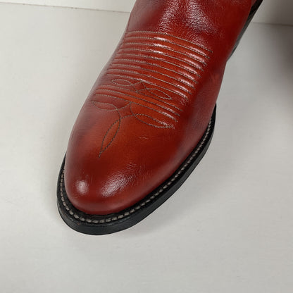 Vintage Tony Lama Chocolate Cow Cowboy Boots | Gold Label | Men’s 8 | Women’s 9